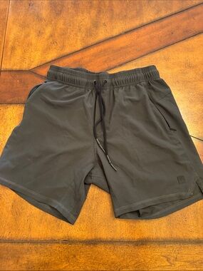Men's Gray Athletic Shorts with Drawstring